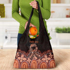Australia Indigenous Personalized Grocery Bag Fight Leukemia Orange Ribbons - Aussie Hoodie
