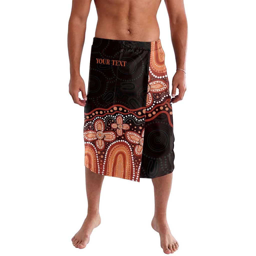 Australia Indigenous Personalized Lavalava Fight Leukemia Orange Ribbons - Aussie Hoodie