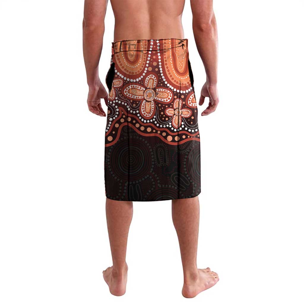 Australia Indigenous Personalized Lavalava Fight Leukemia Orange Ribbons - Aussie Hoodie