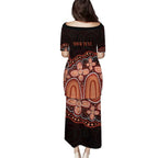 Australia Indigenous Personalized Puletasi Fight Leukemia Orange Ribbons - Aussie Hoodie