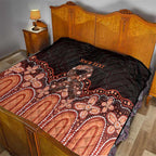 Australia Indigenous Personalized Quilt Fight Leukemia Orange Ribbons - Aussie Hoodie