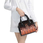 Australia Indigenous Personalized Shoulder Handbag Fight Leukemia Orange Ribbons - Aussie Hoodie