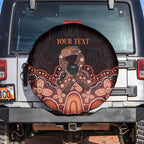 Australia Indigenous Personalized Spare Tire Cover Fight Leukemia Orange Ribbons - Aussie Hoodie