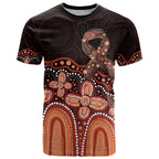 Australia Indigenous Personalized T Shirt Fight Leukemia Orange Ribbons - Aussie Hoodie