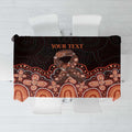 Australia Indigenous Personalized Tablecloth Fight Leukemia Orange Ribbons - Aussie Hoodie