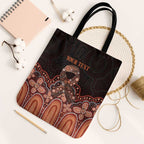 Australia Indigenous Personalized Tote Bag Fight Leukemia Orange Ribbons - Aussie Hoodie