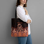 Australia Indigenous Personalized Tote Bag Fight Leukemia Orange Ribbons - Aussie Hoodie