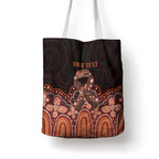 Australia Indigenous Personalized Tote Bag Fight Leukemia Orange Ribbons - Aussie Hoodie