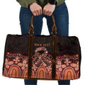 Australia Indigenous Personalized Travel Bag Fight Leukemia Orange Ribbons - Aussie Hoodie