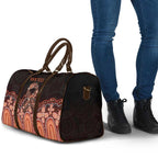 Australia Indigenous Personalized Travel Bag Fight Leukemia Orange Ribbons - Aussie Hoodie