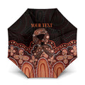 Australia Indigenous Personalized Umbrella Fight Leukemia Orange Ribbons - Aussie Hoodie