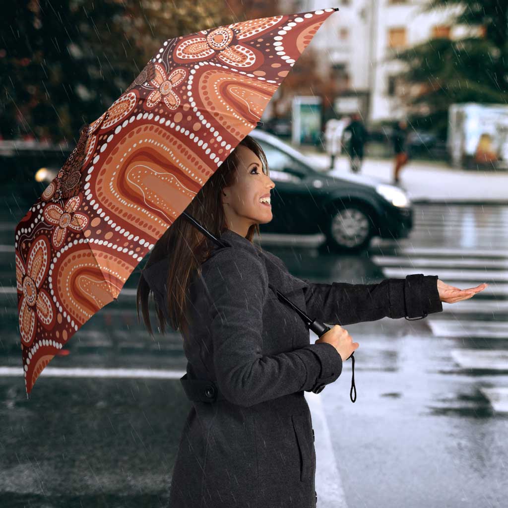 Australia Indigenous Personalized Umbrella Fight Leukemia Orange Ribbons - Aussie Hoodie