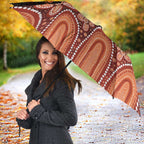 Australia Indigenous Personalized Umbrella Fight Leukemia Orange Ribbons - Aussie Hoodie