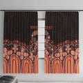 Australia Indigenous Personalized Window Curtain Fight Leukemia Orange Ribbons - Aussie Hoodie