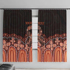 Australia Indigenous Personalized Window Curtain Fight Leukemia Orange Ribbons - Aussie Hoodie
