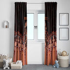 Australia Indigenous Personalized Window Curtain Fight Leukemia Orange Ribbons - Aussie Hoodie