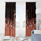 Australia Indigenous Personalized Window Curtain Fight Leukemia Orange Ribbons - Aussie Hoodie