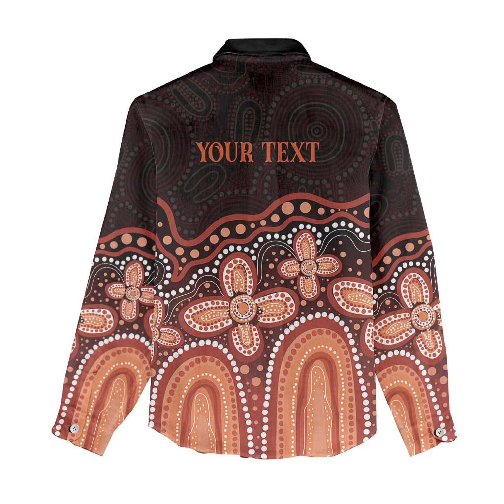 Australia Indigenous Personalized Women Casual Shirt Fight Leukemia Orange Ribbons - Aussie Hoodie