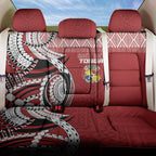 Mate Ma'a Tonga Rugby Kupesi Motifs Back Car Seat Cover Red Waves