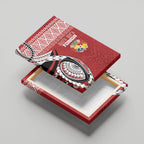 Mate Ma'a Tonga Rugby Kupesi Motifs Canvas Wall Art Red Waves