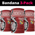Mate Ma'a Tonga Rugby Kupesi Motifs Neck Gaiter Red Waves