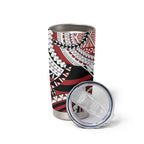 Mate Ma'a Tonga Rugby Kupesi Motifs Tumbler Cup Red Waves