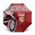 Mate Ma'a Tonga Rugby Kupesi Motifs Umbrella Red Waves