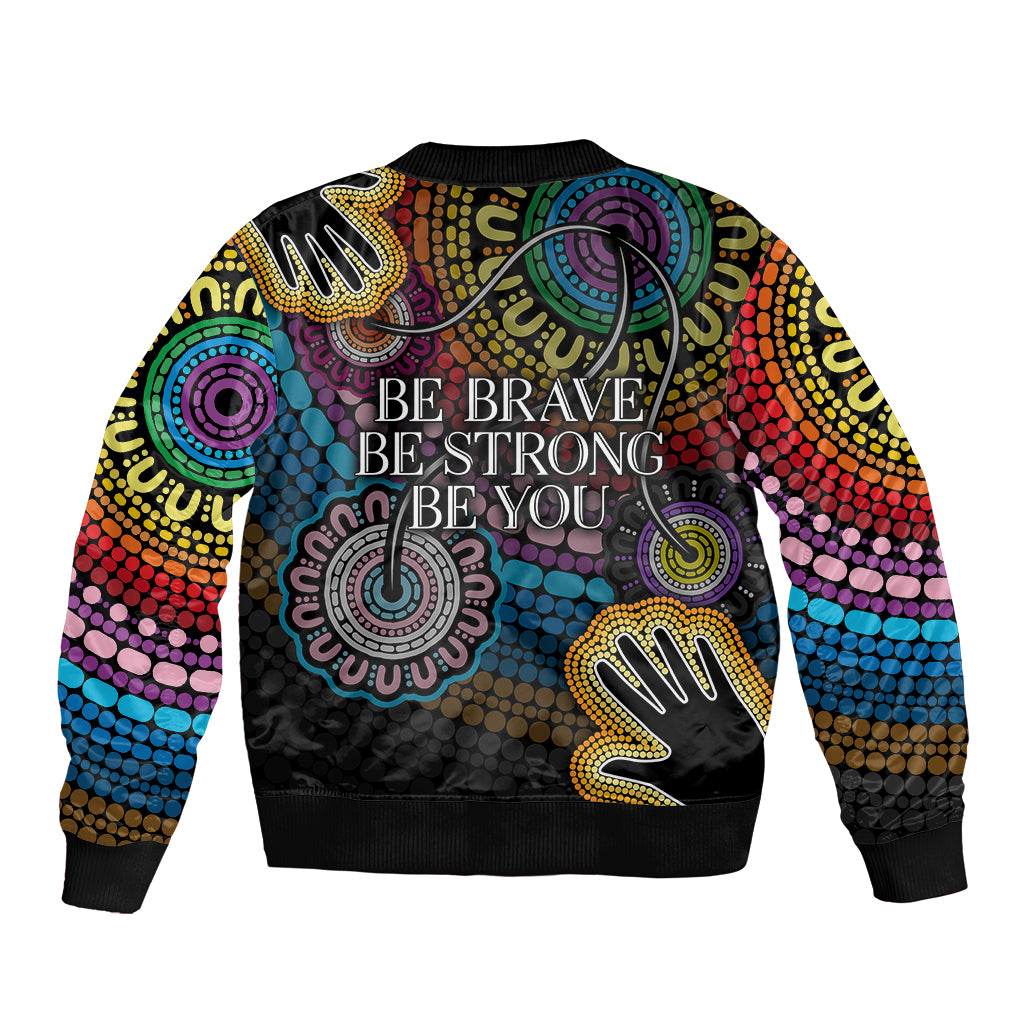 australia-lgbtq-history-month-bomber-jacket-indigenous-rainbows-pride-be-you