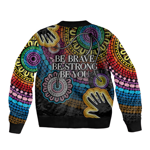 australia-lgbtq-history-month-bomber-jacket-indigenous-rainbows-pride-be-you