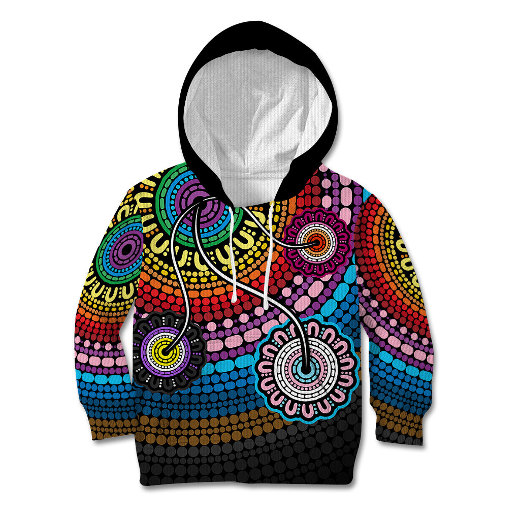 australia-lgbtq-history-month-kid-hoodie-indigenous-rainbows-pride-be-you