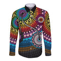 australia-lgbtq-history-month-long-sleeve-button-shirt-indigenous-rainbows-pride-be-you