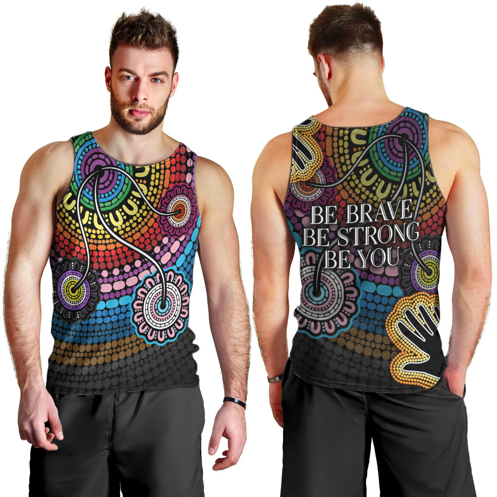 australia-lgbtq-history-month-men-tank-top-indigenous-rainbows-pride-be-you