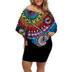 australia-lgbtq-history-month-off-shoulder-short-dress-indigenous-rainbows-pride-be-you