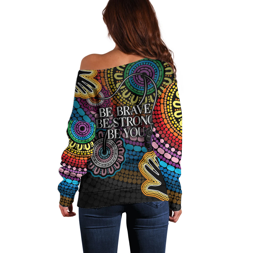australia-lgbtq-history-month-off-shoulder-sweater-indigenous-rainbows-pride-be-you