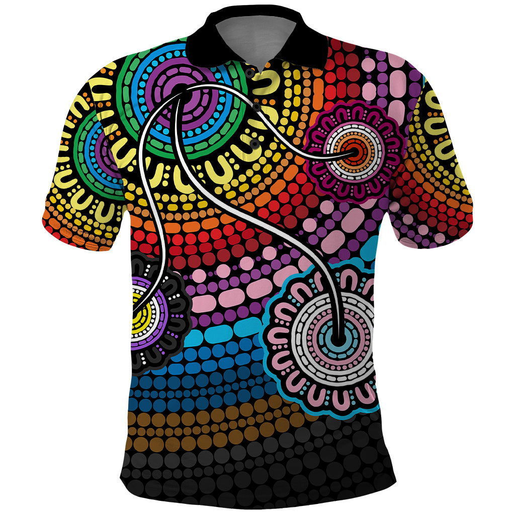 australia-lgbtq-history-month-polo-shirt-indigenous-rainbows-pride-be-you