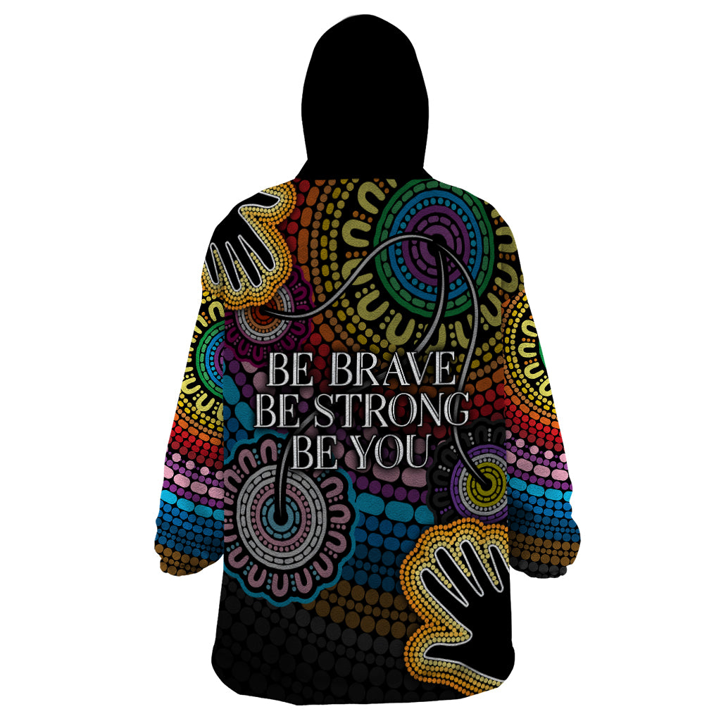 australia-lgbtq-history-month-wearable-blanket-hoodie-indigenous-rainbows-pride-be-you