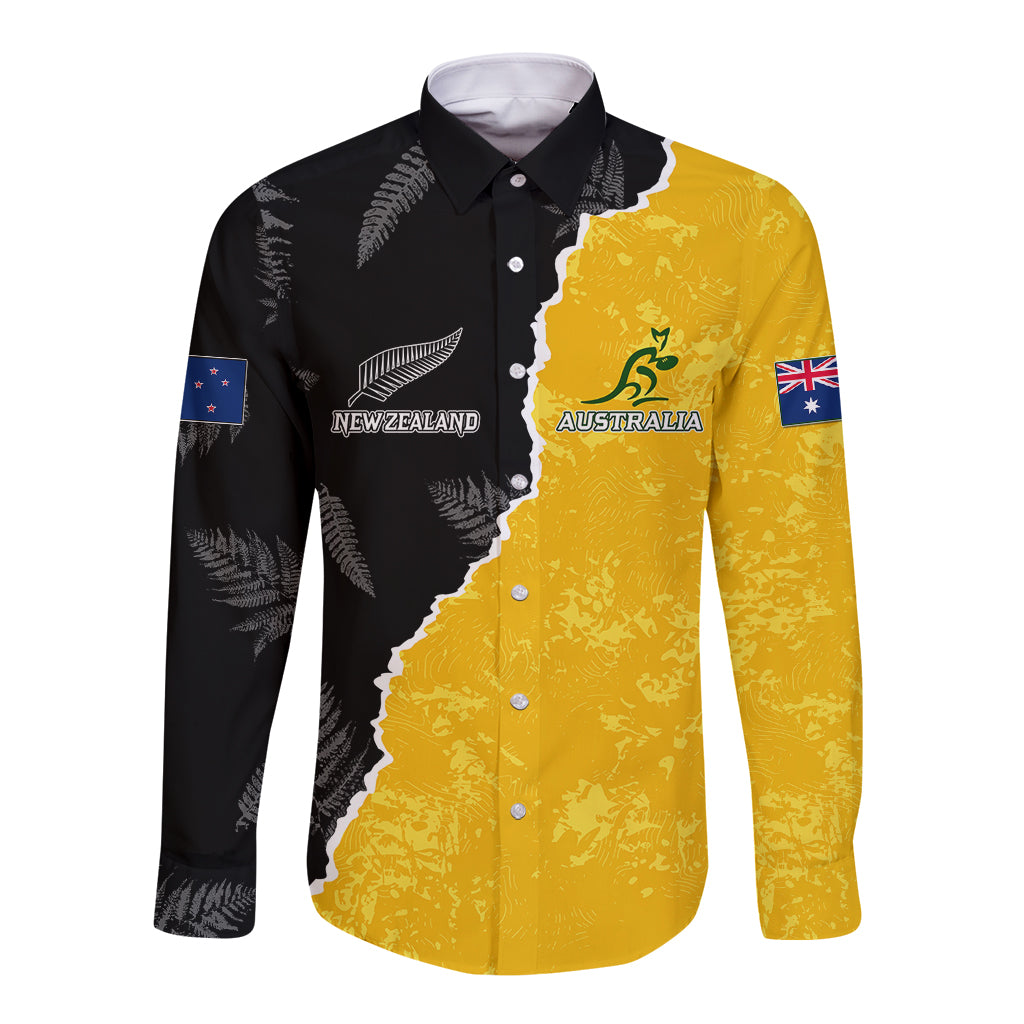 australia-rugby-mix-new-zealands-rugby-long-sleeve-button-shirt-wallabies-versus-silver-fern-sporty-basic