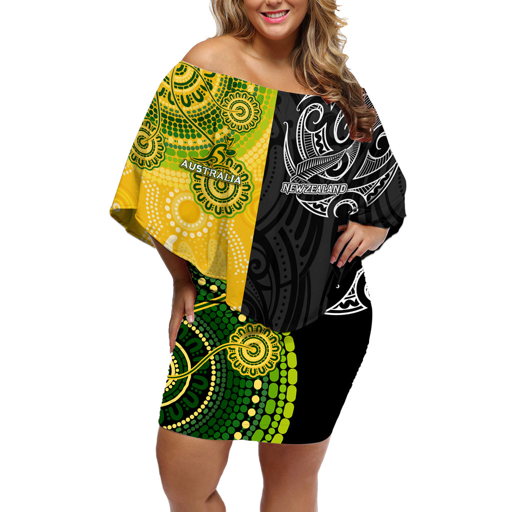 personalised-australia-rugby-mix-new-zealands-rugby-off-shoulder-short-dress-indigenous-half-half-style