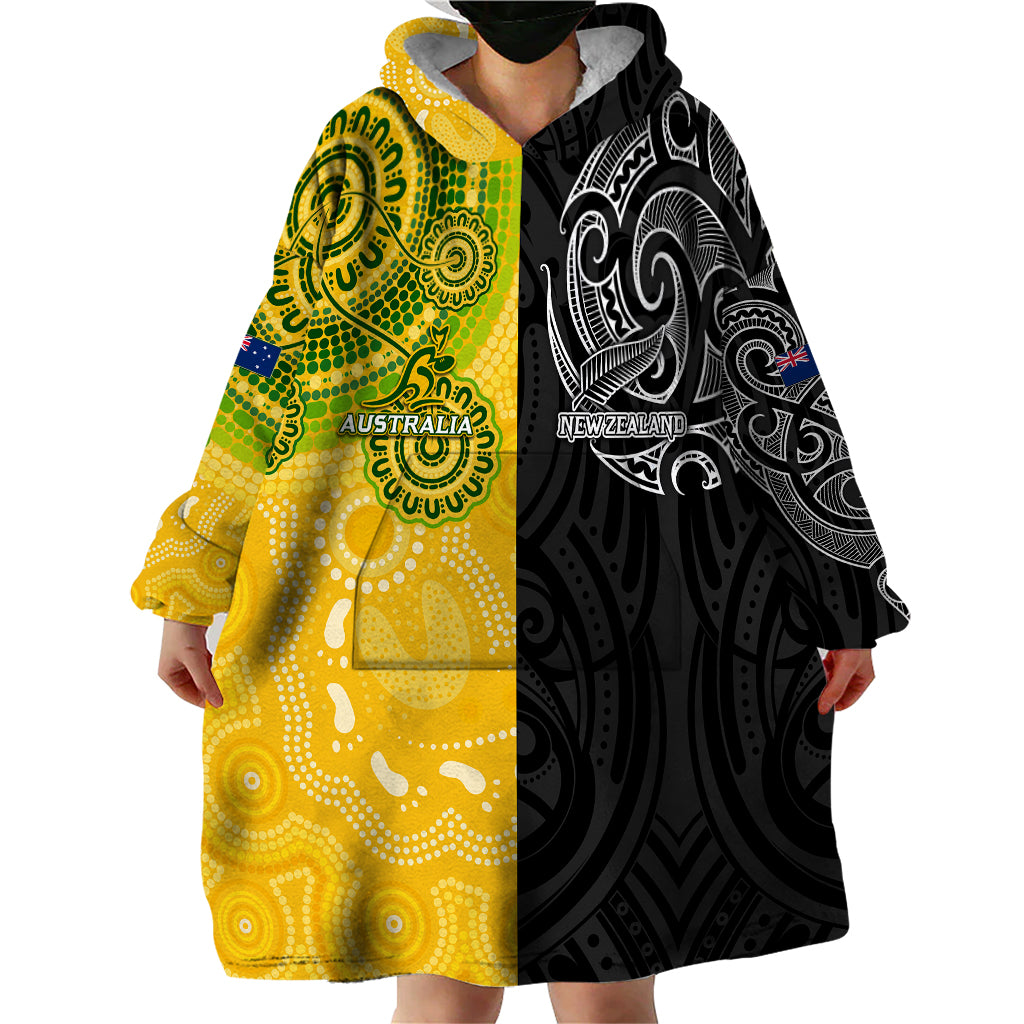 personalised-australia-rugby-mix-new-zealands-rugby-wearable-blanket-hoodie-indigenous-half-half-style