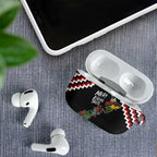 New Zealand Christmas Taniko Poutama AirPods Case Flora Map with Birds - Aussie Hoodie