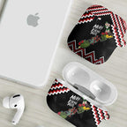 New Zealand Christmas Taniko Poutama AirPods Case Flora Map with Birds - Aussie Hoodie