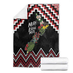 New Zealand Christmas Taniko Poutama Blanket Flora Map with Birds - Aussie Hoodie