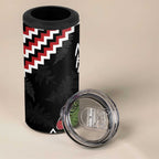 New Zealand Christmas Taniko Poutama 4 in 1 Can Cooler Tumbler Flora Map with Birds - Aussie Hoodie