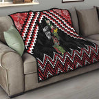 New Zealand Christmas Taniko Poutama Quilt Flora Map with Birds - Aussie Hoodie