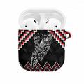 New Zealand Christmas Taniko Poutama AirPods Case Mountainscape Maori Fern - Aussie Hoodie
