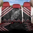 New Zealand Christmas Taniko Poutama Back Car Seat Cover Mountainscape Maori Fern - Aussie Hoodie