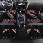 New Zealand Christmas Taniko Poutama Car Mats Mountainscape Maori Fern - Aussie Hoodie