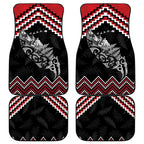 New Zealand Christmas Taniko Poutama Car Mats Mountainscape Maori Fern - Aussie Hoodie