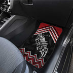 New Zealand Christmas Taniko Poutama Car Mats Mountainscape Maori Fern - Aussie Hoodie