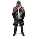 New Zealand Christmas Taniko Poutama Cloak Mountainscape Maori Fern - Aussie Hoodie